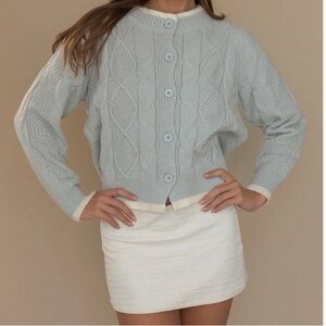 Crybaby light blue Cardigan
